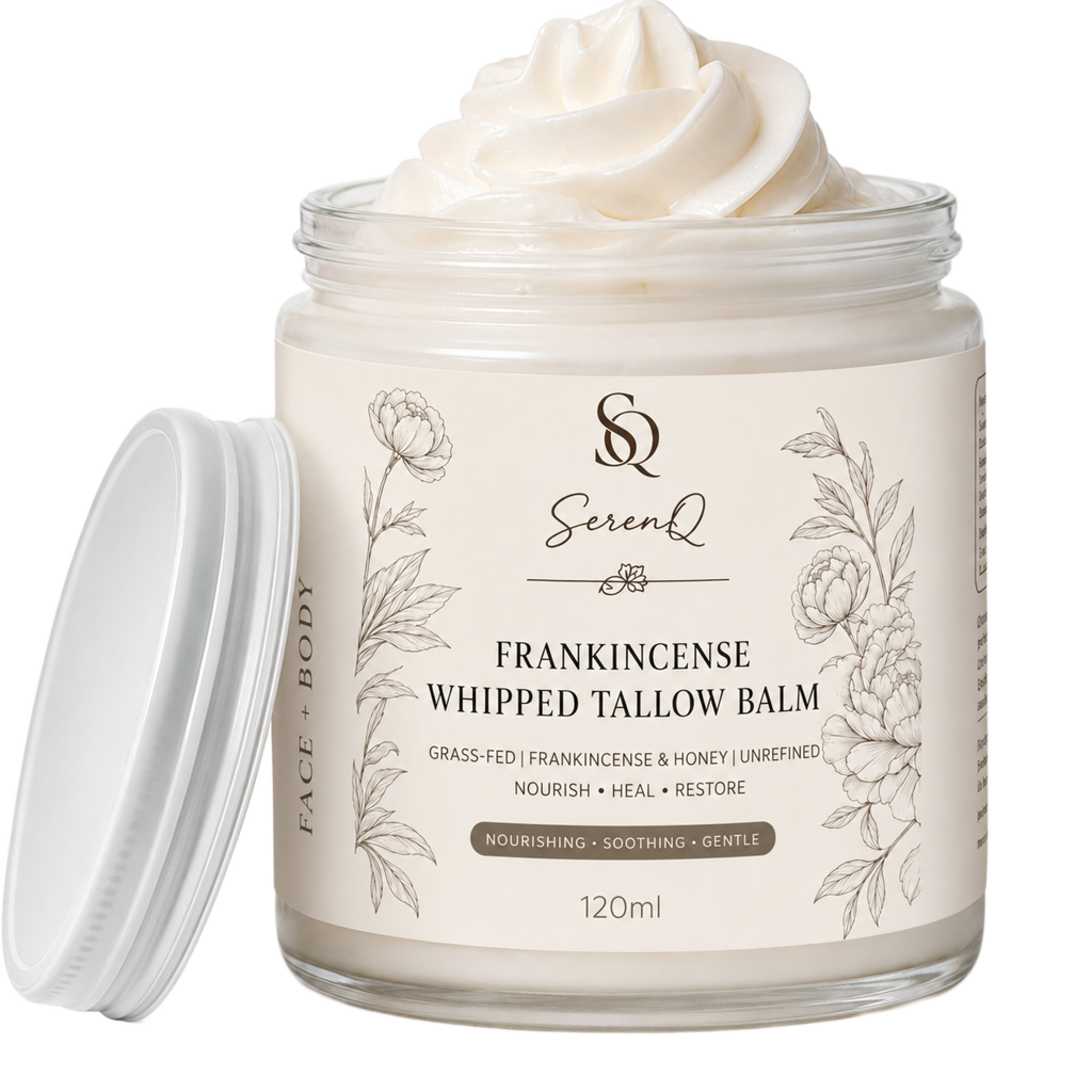 SerenQ Frankincense Whipped Tallow Balm – 120ml