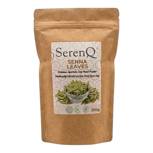 SerenQ Senna Leaves | Premium Ayurvedic Leaf Powder (250g)