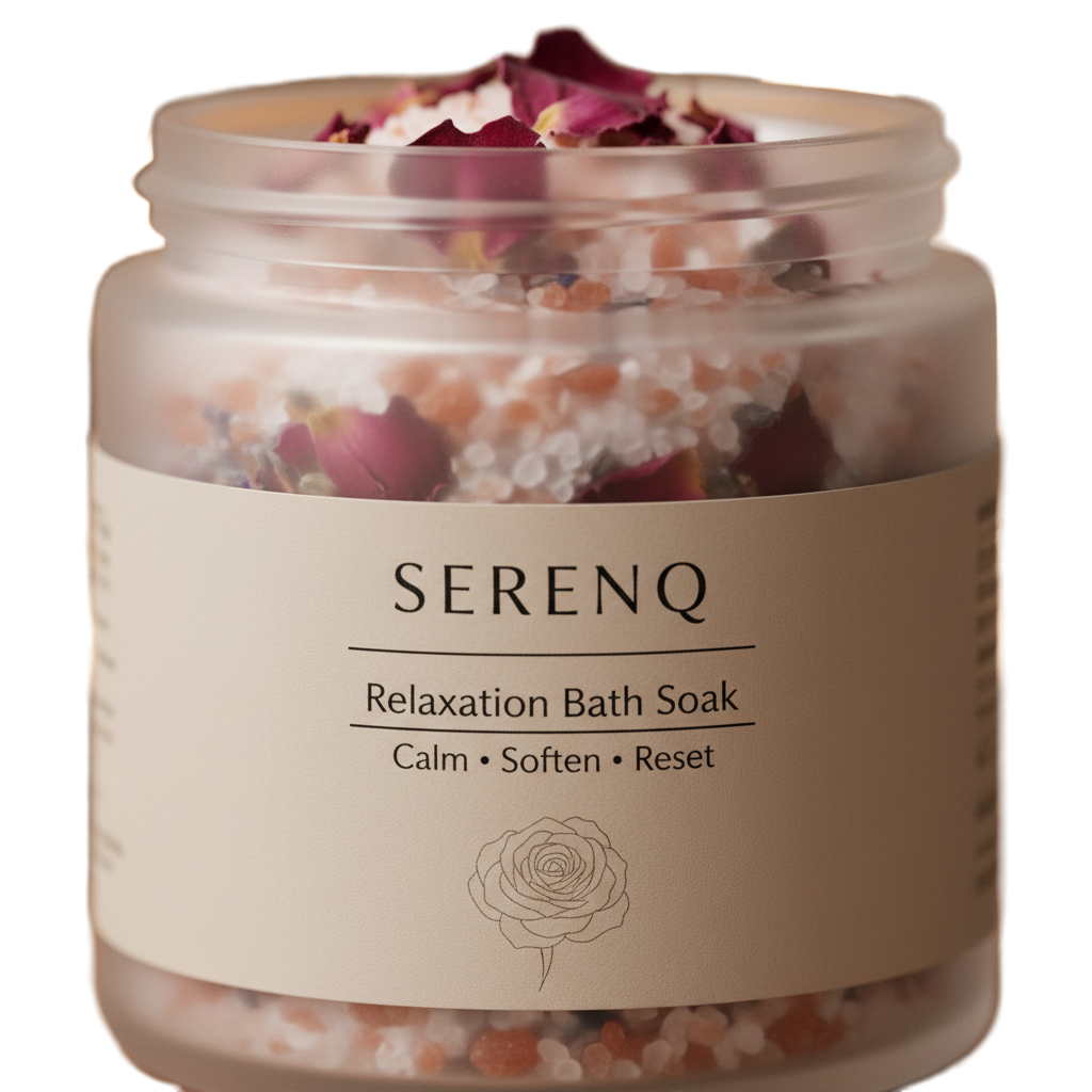 SerenQ Relaxation Bath Soak | Calm, Soften & Reset