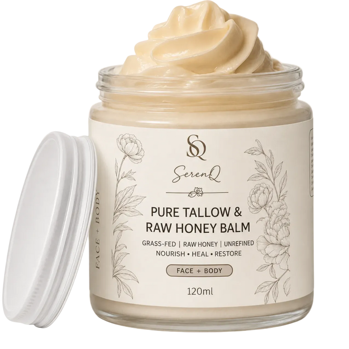 SerenQ Tallow & Raw Honey Balm – 120ml