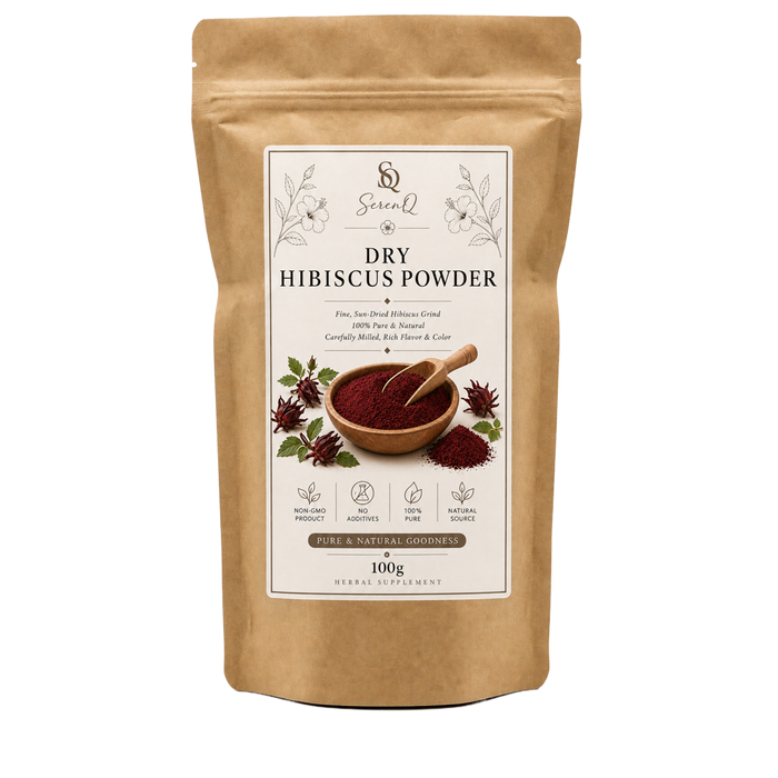 SerenQ Dry Hibiscus Powder | 100g