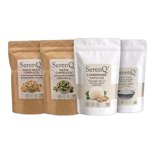 SerenQ Ultimate Wellness 4-in-1 Capsule Bundle