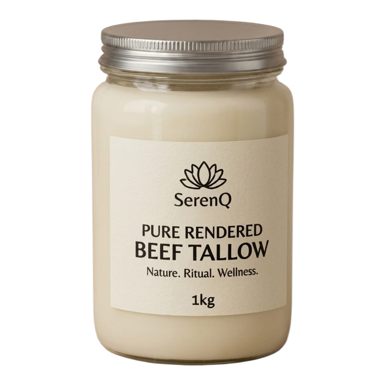 SerenQ Pure Rendered Beef Tallow 1kg