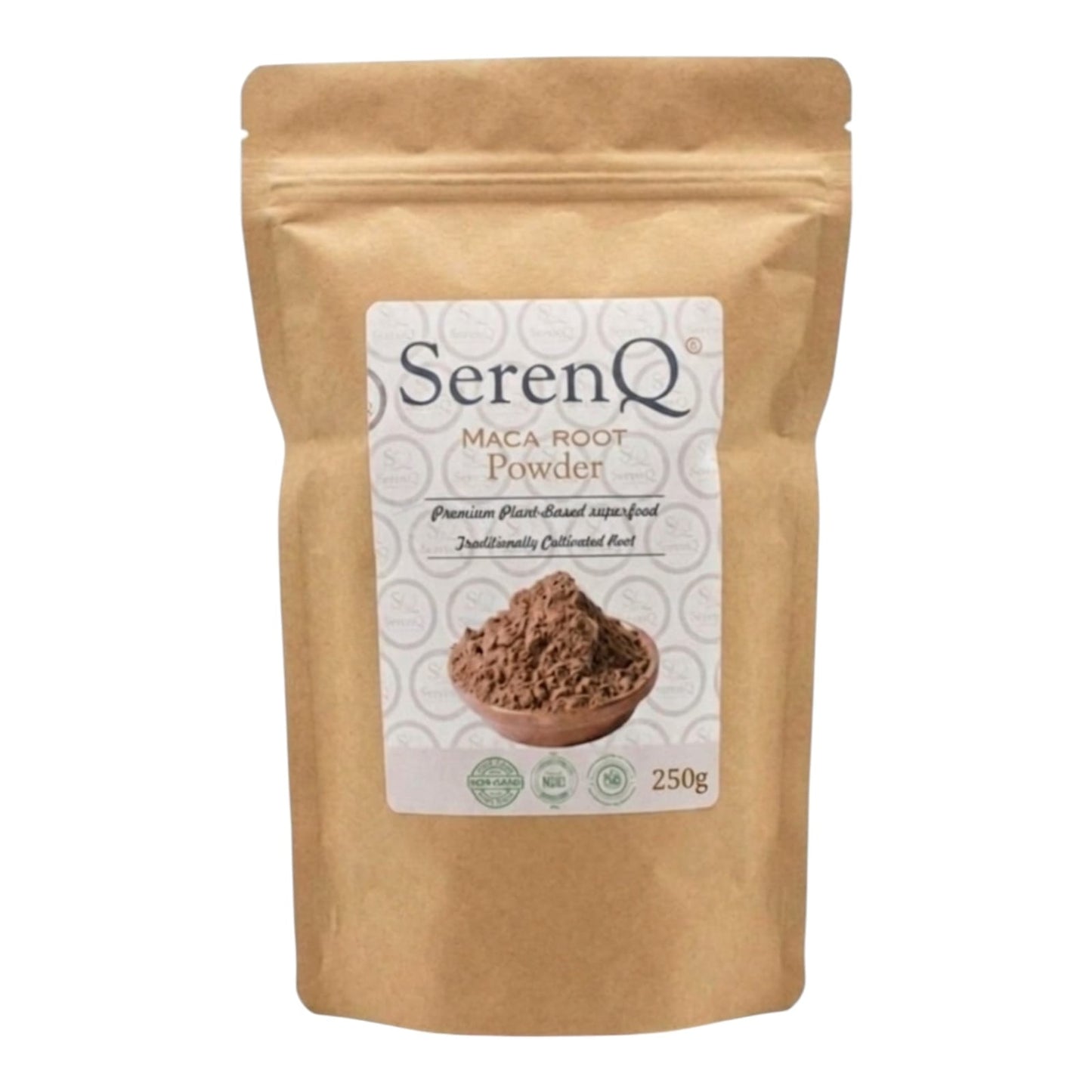 SerenQ Maca Root Powder | Premium Plant-Based Superfood for Energy, Hormones & Vitality (250g)