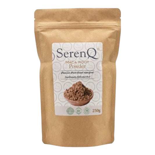 SerenQ Maca Root Powder | Premium Plant-Based Superfood for Energy, Hormones & Vitality (250g)