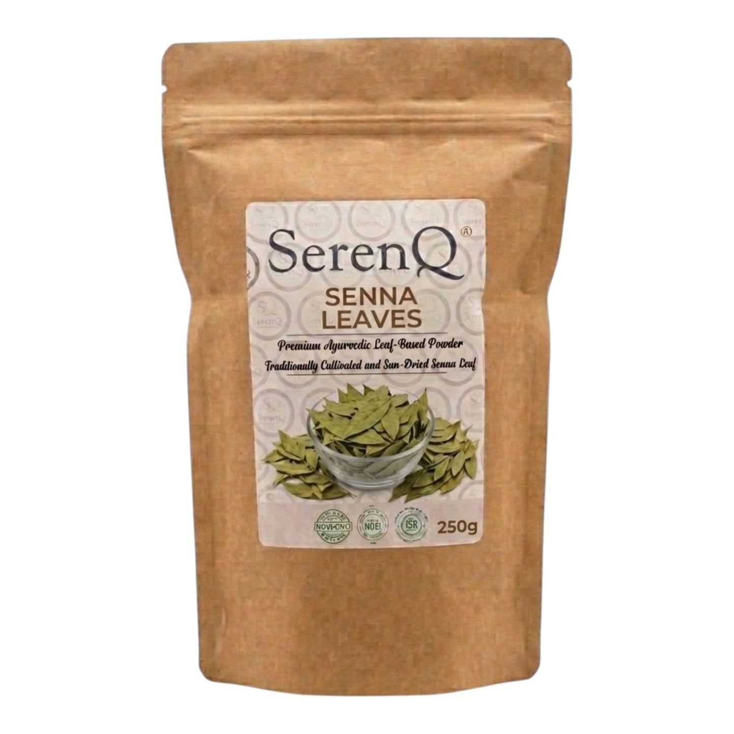 SerenQ Senna Leaves | Premium Ayurvedic Leaf Powder (250g)