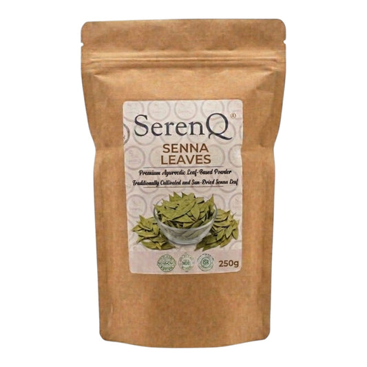 SerenQ Senna Leaves | Premium Ayurvedic Leaf Powder (250g)