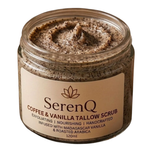 Coffee & Vanilla Tallow Scrub – 120ml