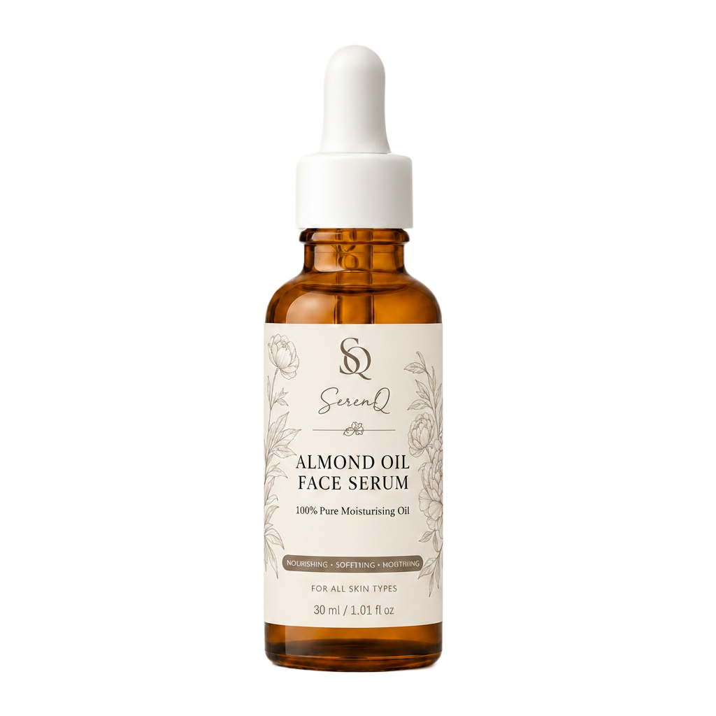 SerenQ Almond Oil | 100% Pure Sweet Almond Oil | 30ml