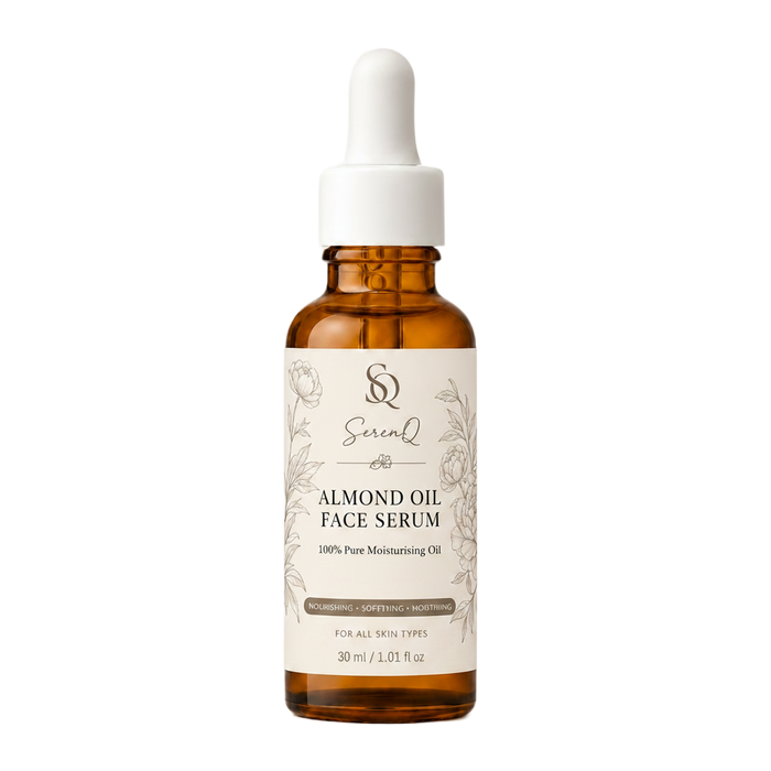 SerenQ Almond Oil | 100% Pure Sweet Almond Oil | 30ml