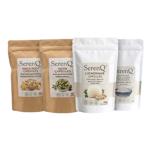 SerenQ Ultimate Wellness 4-in-1 Capsule Bundle