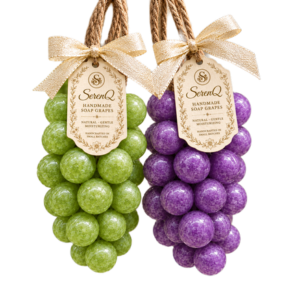SerenQ Grape Soap on a Rope | Handmade Novelty Bath Soap
