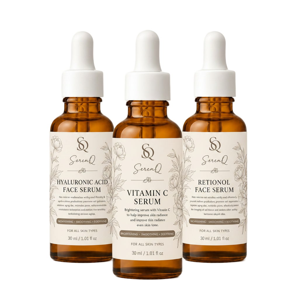 SerenQ Complete Glow Serum Trio | 3 x 30ml