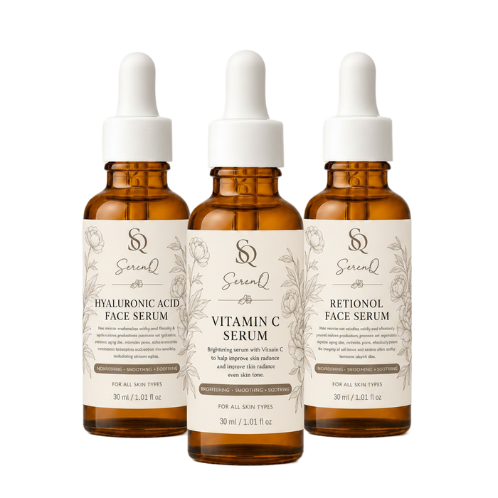 SerenQ Complete Glow Serum Trio | 3 x 30ml
